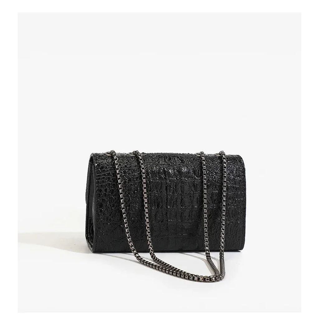 Bolso bandolera efecto coco · cadena ajustable hasta 105 cm