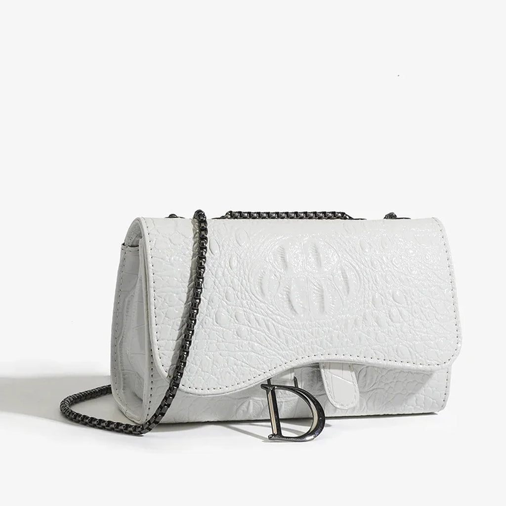 Bolso bandolera efecto coco · cadena ajustable hasta 105 cm