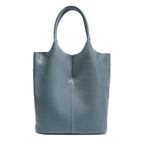 Bolso saco de piel de vacuno de flor entera · bolsa interior extraíble