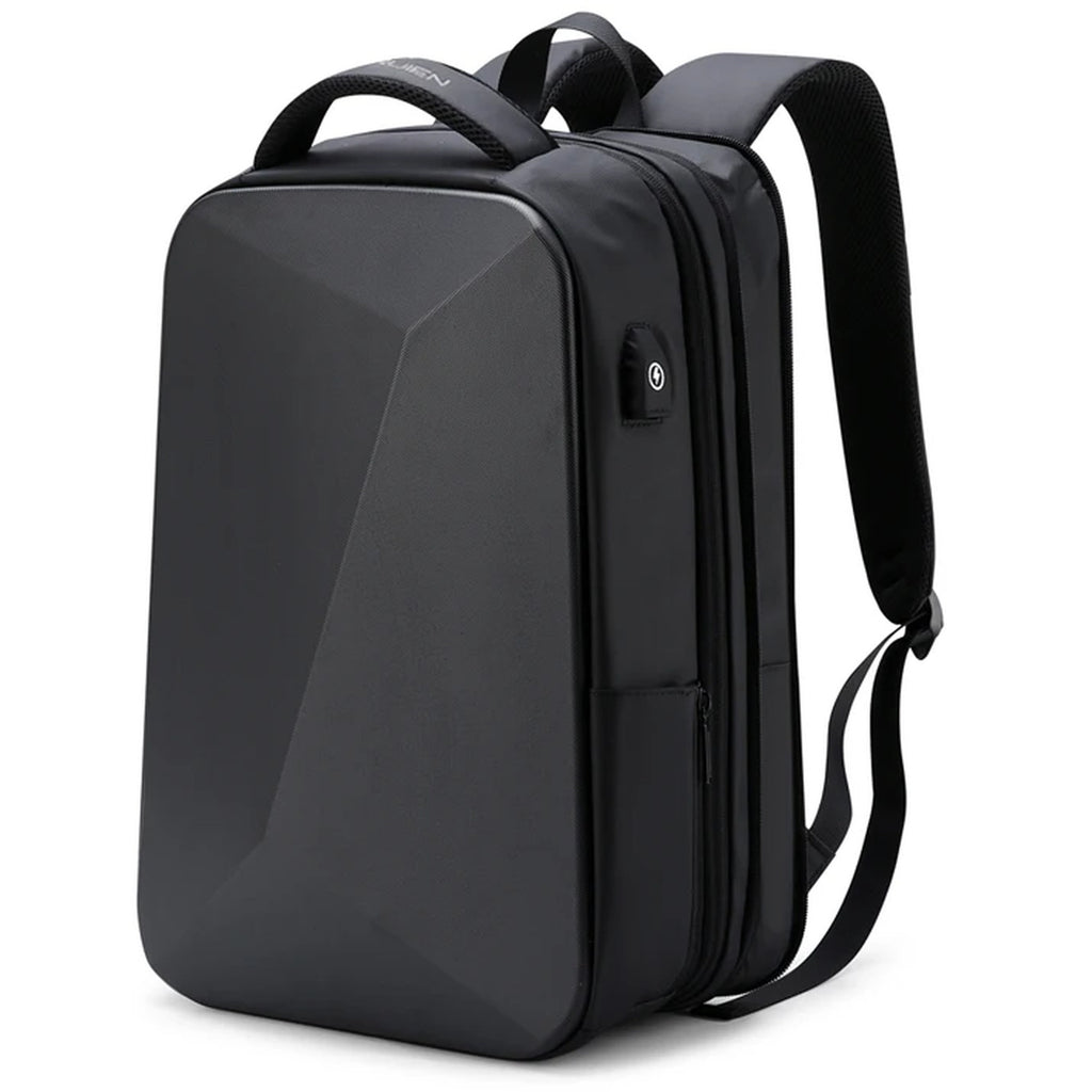 Mochila antirrobo de carcasa rígida para portátil de 15,6" · candado TSA y USB