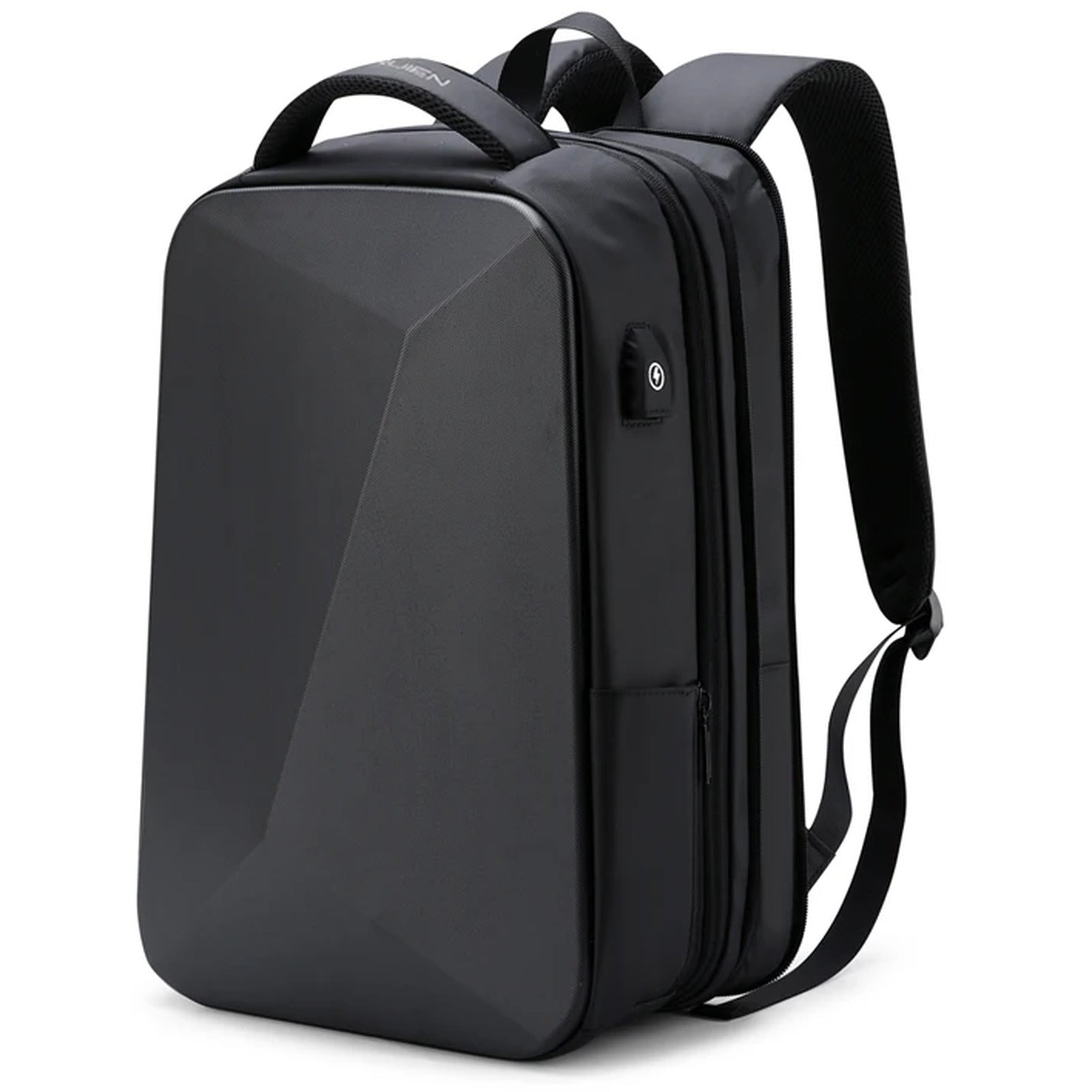 Mochila antirrobo de carcasa rígida para portátil de 15,6" · candado TSA y USB