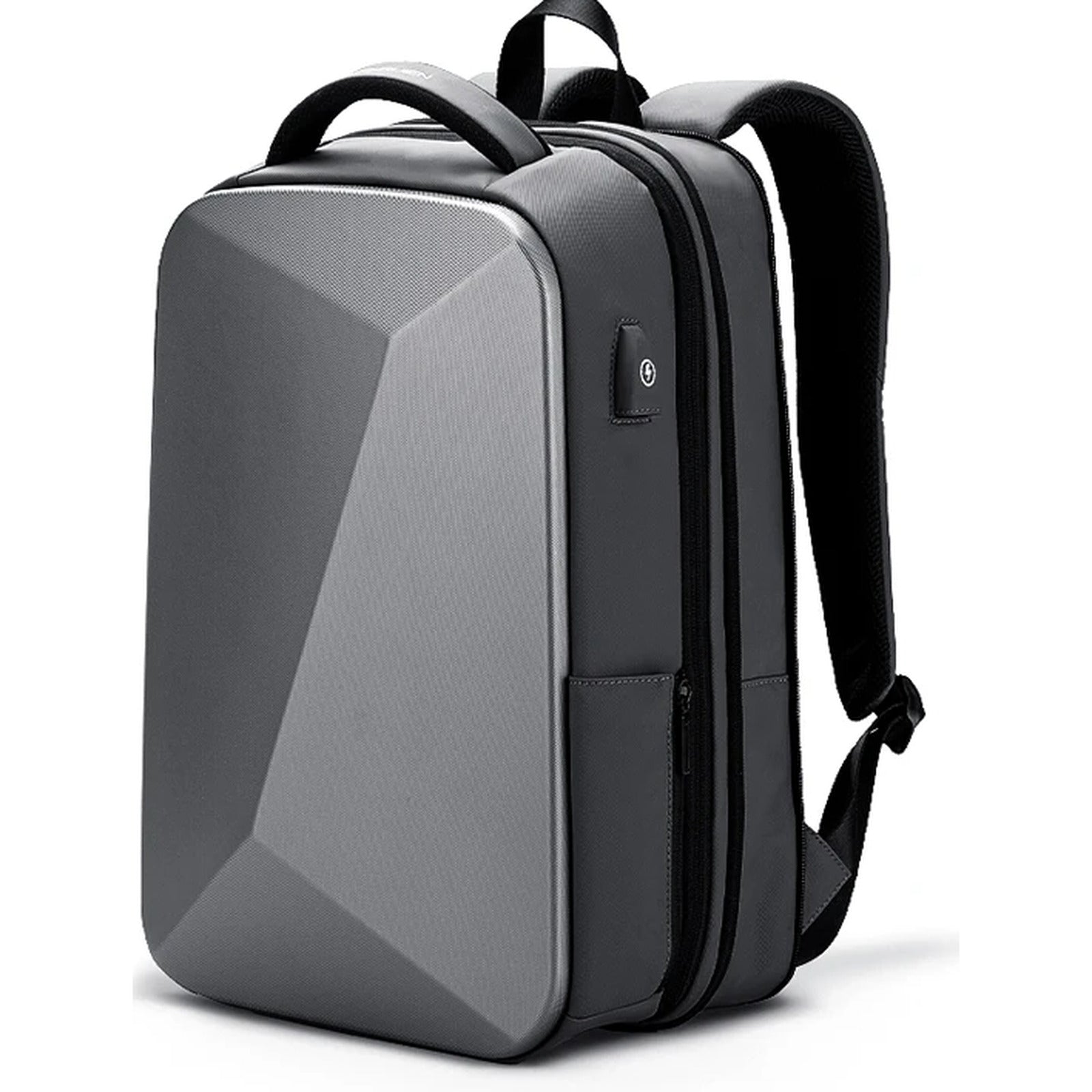 Mochila antirrobo de carcasa rígida para portátil de 15,6" · candado TSA y USB