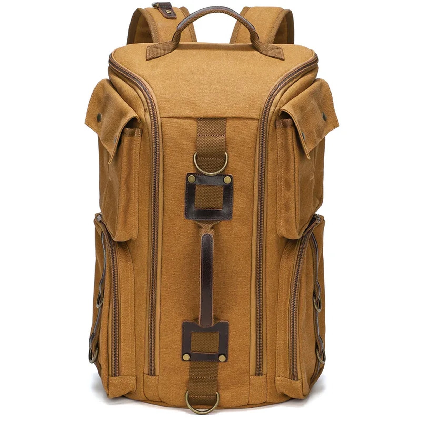 Mochila de viaje en lona encerada · portátil de 15,6"