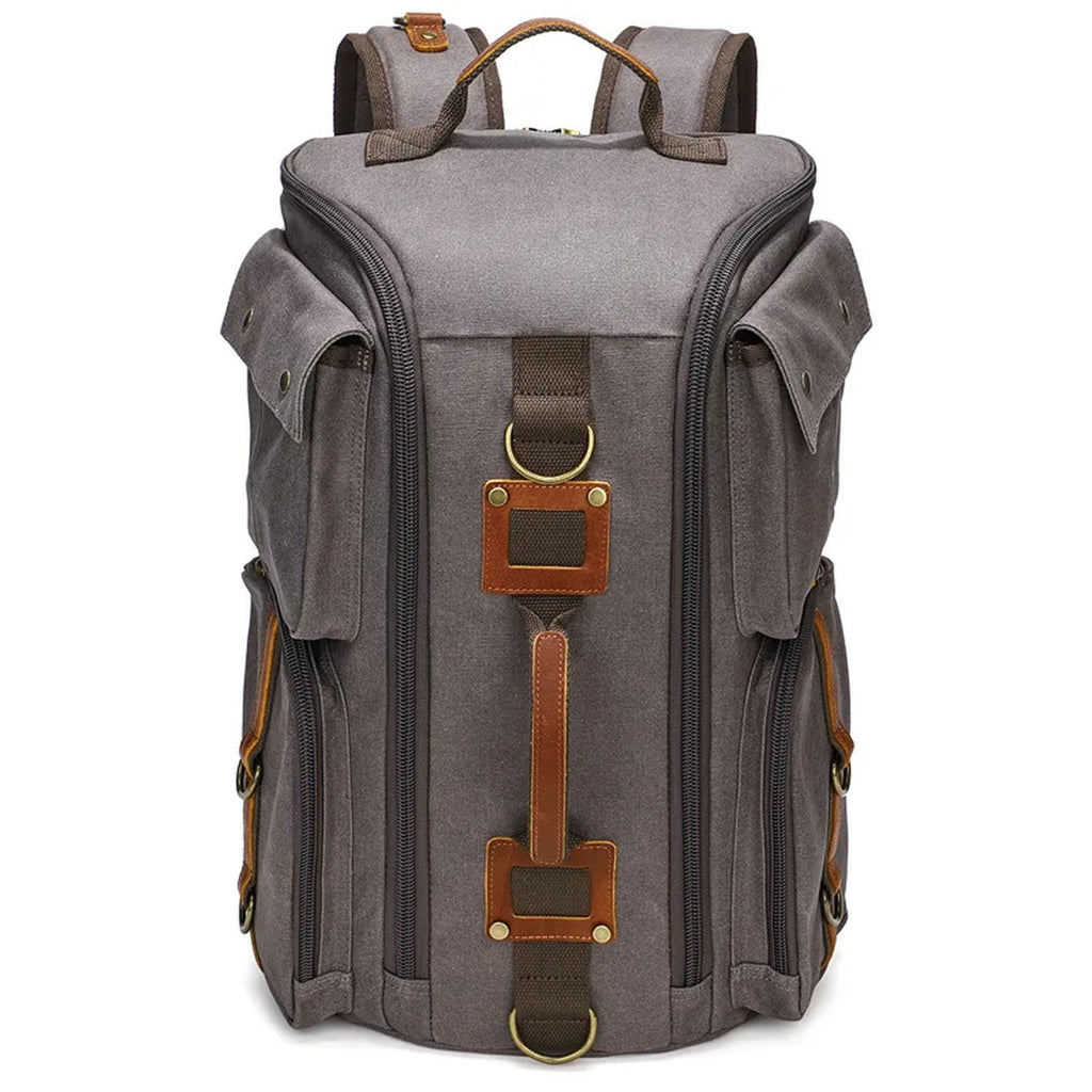 Mochila de viaje en lona encerada · portátil de 15,6"