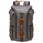 Mochila de viaje en lona encerada · portátil de 15,6"