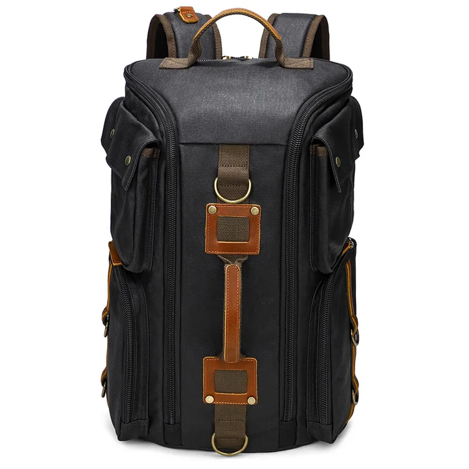 Mochila de viaje en lona encerada · portátil de 15,6"