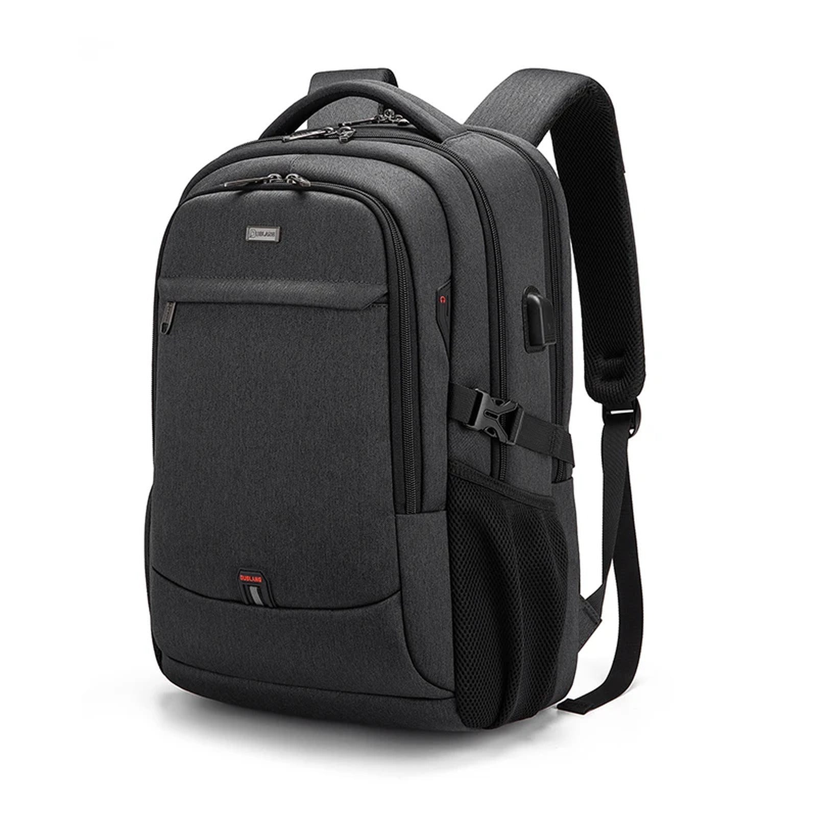 Mochila para portátil de 15,6" con puerto USB y bolsillo oculto