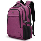 Mochila para portátil de 15,6" con puerto USB y bolsillo oculto
